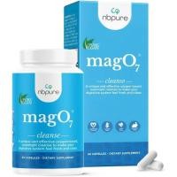 ราคา nbpure MagO7 Natural Colon Cleanse Detox Occasional Constipation Relief Stool Softener Bloating Support for Men Women ated Magnesium Oxide 30 Capsules (42580815787)