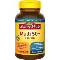 ราคา Nature Made Multivitamin for Men Over 50 Mens Multivitamins 50 Plus Daily Nutritional Support Nature Made Multi Vitamins 90 Tablets 90 Day Supply (43130815739)