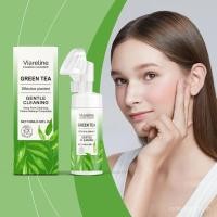 ราคา Viareline Green Tea Foaming Facial Cleanser Gentle ingredients deeply clean pores providing a refreshing and non greasy cleansing experience (51259416355)