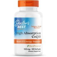 ราคา Doctor s High Absorption CoQ10 with BioPerine Supplement Coenzyme Q10 Softgels for Heart Health Antioxidant Support Naturally Fermented CoQ10 100mg for Women Men Non G (50260376773)