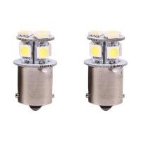ราคา 商城 หลอดไฟเบรก 5050 12V DC BA15S 1156 LEDs Stop Lamp Bulb 2 ชิ้นสําหรับรถยนต์ (57701787895)