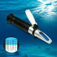 ราคา เครื่องวัดความเค็ม Refractometer Dual Scale 1 0 ถึง 1 07 SG เครื่องทดสอบเกลือสําหรับน้ําดื่ม Aquarium Salt Test Seawater NEW (44382520160)
