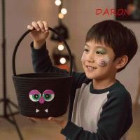ราคา ดารอน ถังลูกอมฟักทอง ผ้าฝ้ายถักตะกร้าเชือกฮาโลวีน ตะกร้ามือถือวันหยุดนุ่มพับหลอกหลอกหลอกสถาครักษาสิริครู (55515759523)