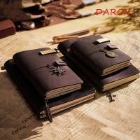 ราคา DARON Vintage Notebook Handmade School Supplies Cowhide Sketchbook Stationery Planner Travel Notebook (55013313586)