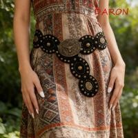 ราคา แดรอน เข็มขัดคาวบอย หัวเข็มขัดทองเหลืองโบราณ หมุดย้ํา ตกแต่งเข็มขัดเอวตะวันตก โบโฮ เป็นก้อน ทนทานกว้างหนัง ปู่ สําหรับชุ (53714104927)