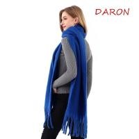 ราคา DARON ผ้าพันคอขนสัตว์ฤดูหนาว พู่ Thicken Faux Cashmere ผ้าพันคอ Retro สไตล์เกาหลี Warm Plush ยาวผ้าคลุมไหล่สาว (52516094685)