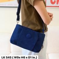 ราคา LK กระเป๋าสะพายผ้าร่ม ถอดสายสะพายออกได้ มีซิป 3 ซิป 1 ช่องกระดุมแปะ ขนาดยาว 9 นิ้ว ไม่หนาเทอะทะ LK 545 (42508440505)
