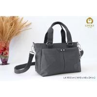 ราคา LK กระเป๋าทรงถือ สะพายข้าง 2in1 กระเป๋าผ้าร่มขนาดยาว 10 มีช่องซิป 3 ซิป สายสะพายถอดออกได้ LK 9513 (18896337785)