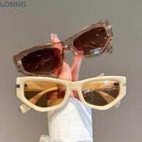 ราคา LONNG Sun Glasses Irregular UV400 Vintage Cat Eye (58116036634)