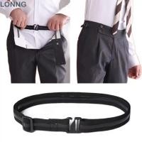 ราคา LONNG Waistband เสื้อไนลอน Stay Best Anti Wrinkle Business Elastic Non slip Belt (55016374122)