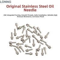 ราคา LONNG 1 2 5 10 ชุดเข็มน้ํามันหัวมะกอก สแตนเลส อลูมิเนียมอัลลอยด์สีแดง Olive Rng ท่อน้ํามันเส้นผ่านศูนย์กลางภายนอก 5 มม Quick Release อุปกรณ์เสริมเหมาะสําหรับ SRAM (53265408721)