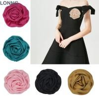 ราคา LONNG เข็มกลัดดอกไม้ม้วน เข็มกลัดผ้าแฮนด์เมด ดอกไม้หน้าอก DIY 7 ซม (52666437125)