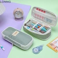 ราคา กระเป๋าดินสอนอน กล่องดินสอผ้าหลายชั้นปิดซิปพับได้กระเป๋าเครื่องเขียนความจุขนาดใหญ่สําหรับนักเรียน (51415348579)
