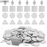 ราคา LONNG 200PCS DIY Craft Mirror สติกเกอร์ Multi Shape กระจกอะคริลิคกระเบื้อง Decals Creative DIY อุปกรณ์เสริมกาว Backing 2 5 ซม กระจก Wall Art สติกเกอร์ผนังเครื่องประดับ (50165920263)