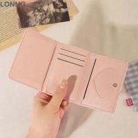 ราคา LONNG Trifold Wallet Glossy PU Leather Multi Pocket Credit Card Holder Casual Polka Dot Pattern Coin Purse Women (50015825861)
