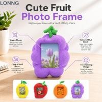 ราคา LONNG กรอบรูปผลไม้ กรอบรูปตั้งโต๊ะพื้นผิวรูปผลไม้ ของขวัญพิมพ์ PLA กรอบรูปผลไม้อิสระตกแต่งโต๊ะ (49965179155)
