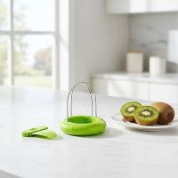 ราคา Luckyei Kiwi Peeler Professional Kiwi เครื่องตัดเครื่องมือกีวี 2 In 1 สแตนเลสผลไม้กีวี Peeler เครื่องตัดมือสําหรับ Kiwi Dragon ผลไม้ TQ (45515697379)