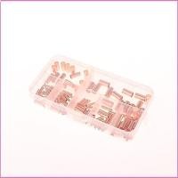 ราคา Luckyei 125 250 414 578 ชิ้น Non ฉนวนไฟฟ้า Butt Terminal Assortment ชุดลวด Ferrules ชุด 7 ขนาดทองแดง Crimp Connector TQ (51960519234)