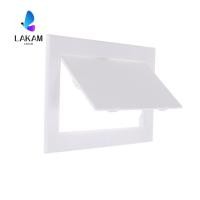 ราคา LAKAM เปิด Flap ฝาครอบ พลาสติกสีขาวแผงเข้าถึงประตู กล่องประตูล็อคที่ถอดออกได้ ABS Access Hatch ฝาครอบประตูเพดานผนัง (56563805081)