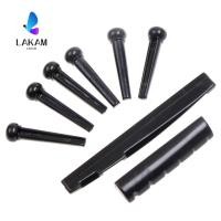 ราคา LAKAM กีตาร์โปร่ง ชุดคอมโบวัสดุพลาสติก หมุดสะพานกีตาร์ ชุดคอมโบน็อตกีต้าร์สําหรับกีตาร์โปร่ง (54815421740)