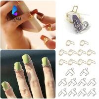 ราคา LAKAM แหวนเล็บปลายนิ้ว Causal นํากลับมาใช้ใหม่เล็บแหวน คุณภาพสูงสีทองที่ถอดออกได้ตกแต่งเล็บ Phalanx แหวนสาว (53216372552)