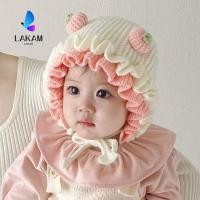 ราคา ลาคัม ทารกหมวกฤดูหนาว หมวกคลุมด้วยผ้าเด็กกันลมที่อบอุ่น แฟชั่นน่ารักนุ่มหนาสาวถักหมวก (52315286458)