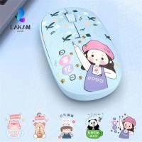 ราคา LAKAM เมาส์ไร้สาย เมาส์บลูทูธ 5 0 2 4Ghz สํานักงานเมาส์คอมพิวเตอร์การ์ตูนน้ําหนักเบาของขวัญคุณภาพสูง (51616363848)