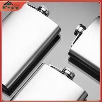 ราคา BHTH 1 4 5 6 7 8oz แบบพกพามินิสแตนเลสเหล้าสะโพกขวดสําหรับเดินทางขวดแก้วขวด (45815086542)