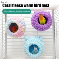 ราคา Aural Birds Nest สําหรับกรง Parakeet Nest ฤดูหนาว Parrot House Coral กํามะหยี่ Hideaway Hut สําหรับ Bird Nesting Thien Warm Bird al (44615910942)