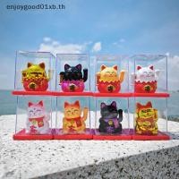 ราคา EDTH 2 นิ้ว Mini Solar Luy Cat เครื่องประดับ Movable Claw ตกแต่งน่ารักสําหรับชั้นวางบ้านแดชบอร์ดรถของขวัญเล็กๆ (46016338624)