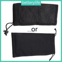 ราคา BTF แว่นตากันแดดกระเป๋าผ้าทําความสะอาด Drawstring ผ้านุ่มนุ่มสบายกรอบแว่นตาสําหรับผู้ชาย Wom (51215659430)