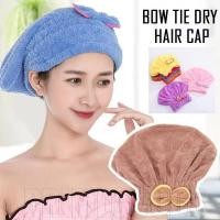 ราคา โบว์ผมแห้งหมวกผู้หญิงดูดซับน้ําแห้งเร็วหมวกอาบน้ําผมสระผมผ้าขนหนูผมแห้งหนาหมวกอาบน้ํา (26431031208)