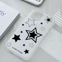 ราคา มีสินค้า เคสไอโฟน For iPhone 13 15 11 Pro Max Case iPhone 12 13 15 14 11 Pro 14 15 Plus ลายดาวแฟชั่นที่เรียบง่าย (29957792103)