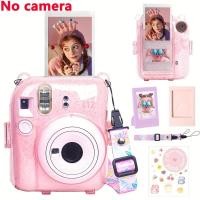 ราคา Camera Hard Case ชุดเคสป้องกันกล้อง instax Mini 12 11 พร้อมกระเป๋าใส่ฟิล์ม Instax Mini 12 11 คสใสคริสตอล สาย สติ๊กเกอร์ (56607548249)