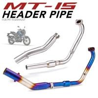 ราคา คอท่อทำสีไทเท สำหรับ รถรุ่น New R15 MT15 xsr155 (17393930405)