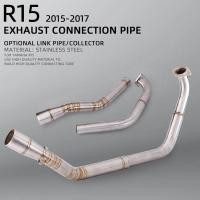 ราคา ท่อไอเสียรถจักรยานยนต์ R15 เหมาะสําหรับ YZF R15 MT15 ส่วนหน้าท่อเชื่อมต่อสแตนเลส 2015 2017 (46614909828)