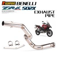 ราคา รถจักรยานยนต์ท่อไอเสียกลางท่อไอเสียหลอดการเชื่อมต่อสำหรับ benelli 502x trk502 trk 502 2016 2017 2018 pit bike (23737107161)