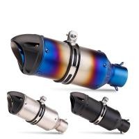 ราคา 51mm Universal สแตนเลสรถจักรยานยนต์ท่อไอเสียตรงท่อ SC Muffler สําหรับ Z800 Z900 Z1000 R3 CBR600 S1000RR MT07 MT09 (53064175842)