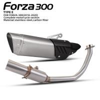 ราคา สําหรับ Forza 300 Froza 350 Slip on รถจักรยานยนต์ท่อไอเสีย Headers ท่อเต็ม Escape Moto สําหรับ Forza 250 (50808063474)