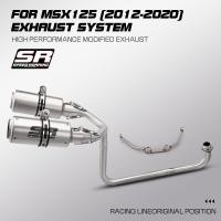 ราคา สําหรับ MSX125 MSX 125 M3 MSX125SF รถจักรยานยนต์ไอเสียระบบด้านหน้ากลาง Link ท่อปรับเปลี่ยน Double Hole Escape เชื่อมต่อ Muffler (41723673034)