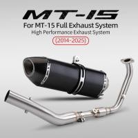 ราคา MT15 R15 V3 V4 รถจักรยานยนต์ไอเสียเต็มระบบท่อสแตนเลส Header ท่อสําหรับ MT15 R15 V3 V4 2017 2025 ปี (41369216867)