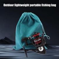 ราคา chengdexianth 1 3PCS Fishing Tale อุปกรณ์ตกปลาเก็บล้อกระเป๋ากระเป๋าตกปลา Reel กระเป๋าแบบพกพา Drawstring Reel ป้องกัน TH (48215784246)