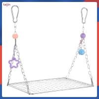 ราคา สแตนเลสนกคอนแพลตฟอร์มของเล่นนกแก้ว Cockatiel Swing Budgie Cage Perche taijin (41983617289)