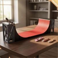 ราคา Reyalxa U Form Finger Skateboard Ramp Grain Finger Skateboard Ramp Set สีไม้ (43133578086)