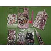 ราคา เคส 425 ไอโฟน เคสไอแพด 425 degree ขี้เกียจสไตล์เดียวกันการ์ตูนเต็มเพชรเคสโทรศัพท์ทําเองวัสดุแพคเกจหมีสีชมพูประเภทแอปเปิ้ลชุด ไอโฟน1615 (47165606342)