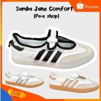 ราคา รองเท้า Adi Samba Jane Comfort Fit Mary Jane Shoes Women s White Black (44960782320)