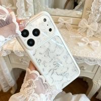 ราคา เคสไอโฟนรูปโบว์ปิดทองเหมาะสําหรับ ไอโฟน 17 มือโปร สูงสุด 17 16 15 14 และ ไอโฟน 13 (29444775255)