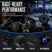 ราคา SHOUH เครื่องวัดวามเร็ว 12V 3 75 นิ้วยานยนต์ TACHOMETER Kit ปรับดิจิตอล RPM TACHOMETER Gauge รถยนต์ (55366931602)