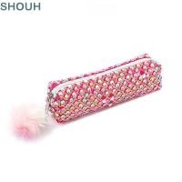 ราคา SHOUH กระเป๋าเงา ซิปปักเลื่อมปิดดินสอเลื่อม น่ารักทนทานสีรุ้งกระเป๋าเก็บเครื่องเขียนแบบพกพาสําหรับสํานักงาน (56714877717)