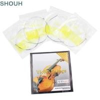 ราคา SHOUH ไวโอลิน Strings 4 ชิ้นชุด Silver ไวโอลิน Premium Silver Wound Strings Premium E AG Tuning Premium Wound Strings ส่วนประกอบสําหรับไวโอลิน (56915150237)